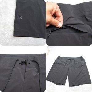 Lululemon Board Shorts Men 36 Black Drawstring Swim Trunks Shorts Current State‎
